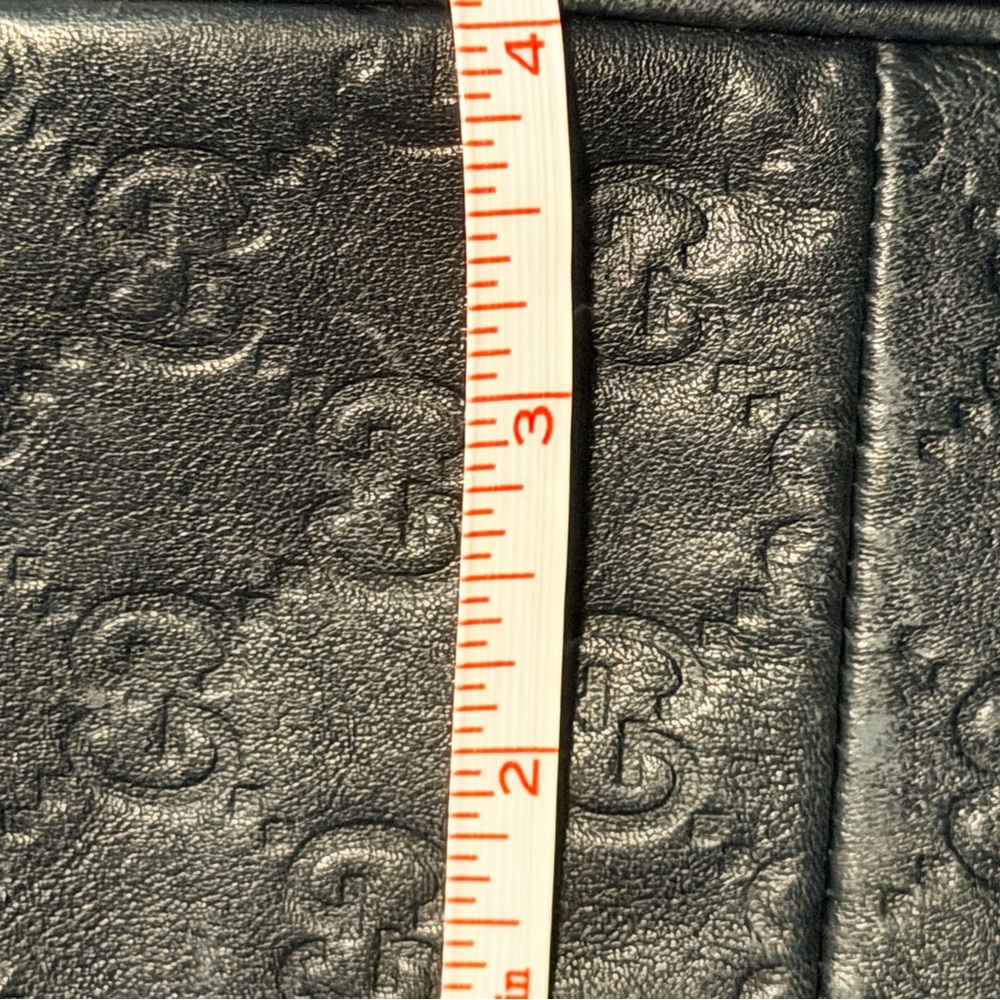 Gucci Sukey Guccissima Black Leather Shoulder Bag - Picture 14 of 14